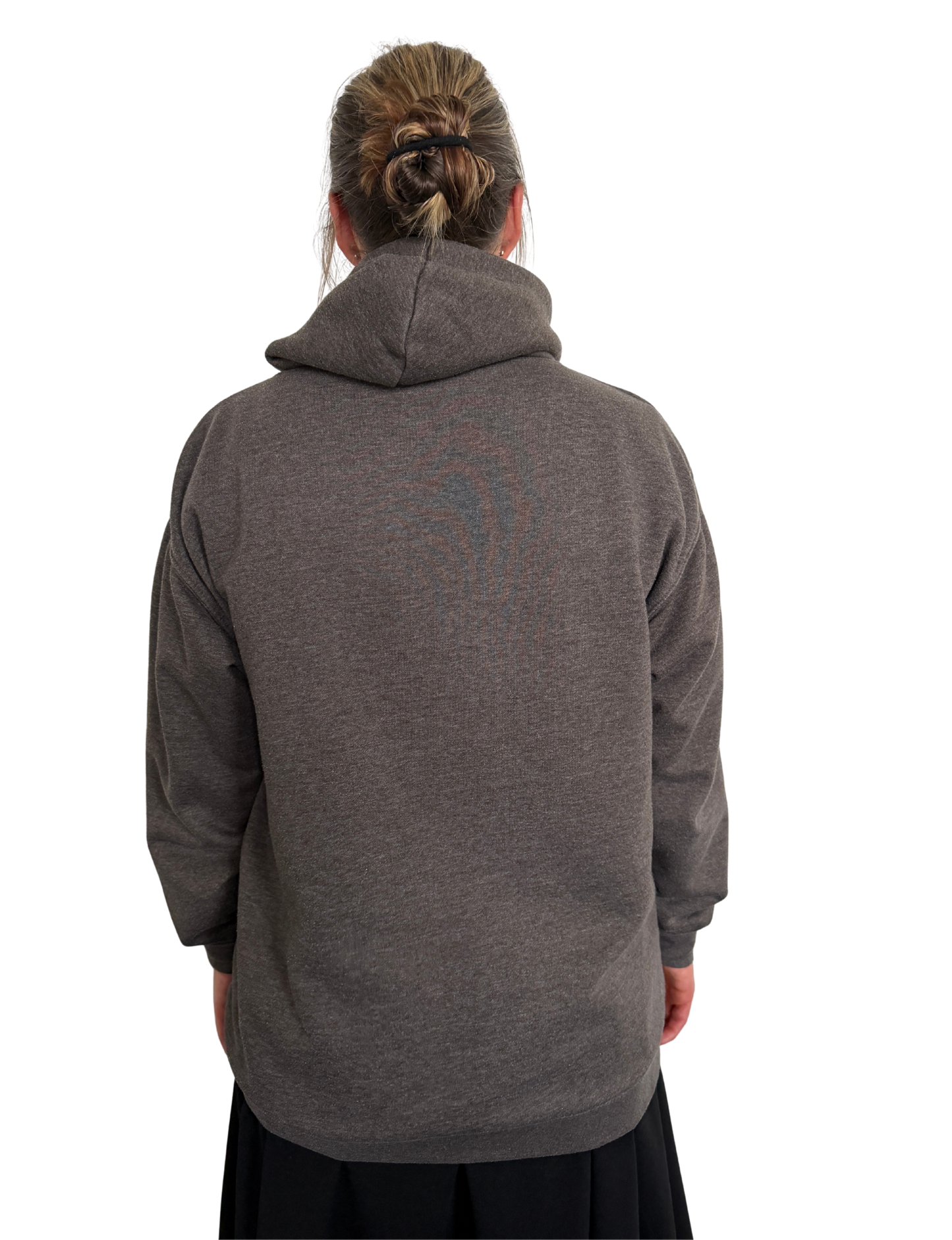 A Tiny Lives Adult Hoodie in brown