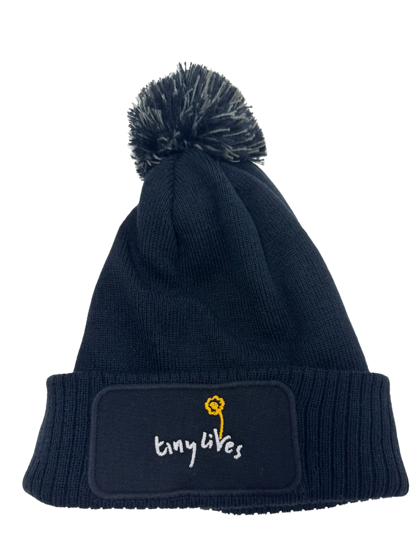 Tiny Lives Navy Bobble Hat