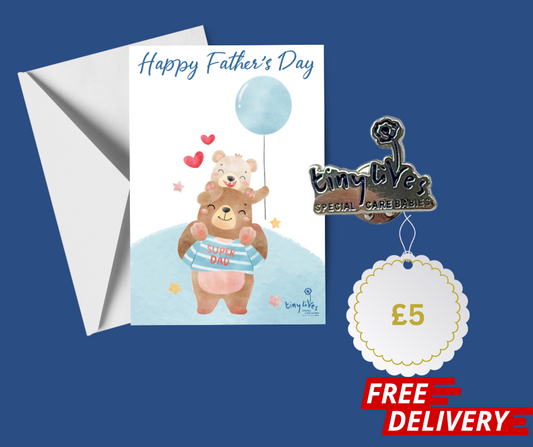 Fathers Day - Card and pin bundle